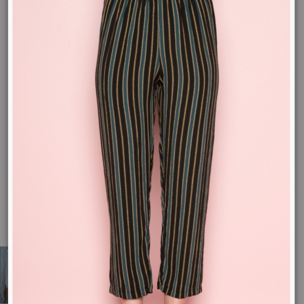 Brandy Melville striped flowy pants
